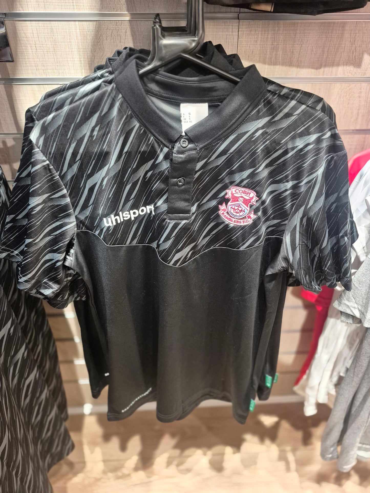 progressive polo black