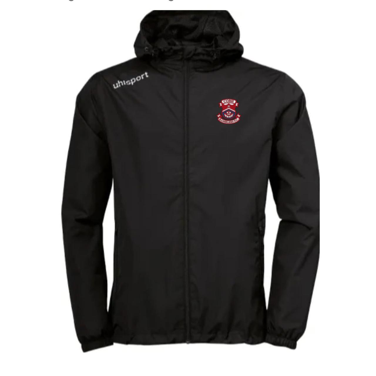 Uhlsport CRFC Essential Rain Jacket Black - Adult