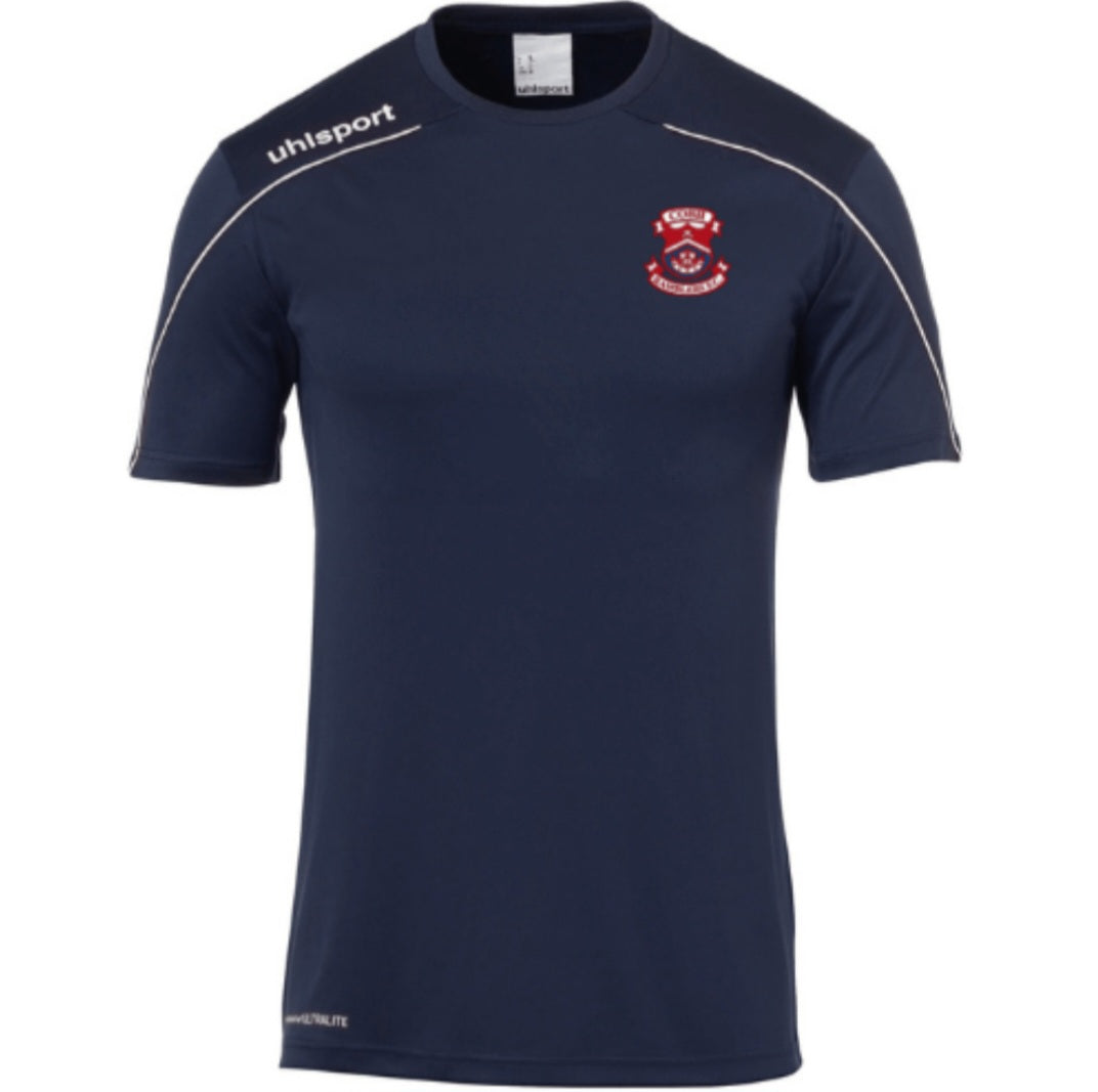 Uhlsport CRFC Stream 22 Training Tee Navy / white - Adult