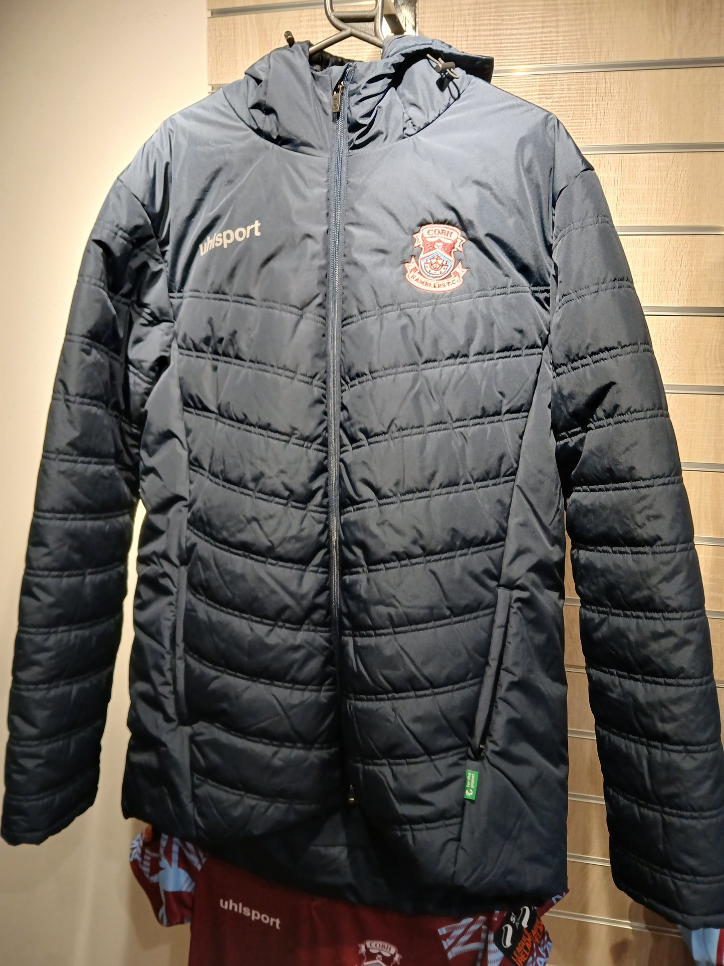 Uhlsport CRFC Essential Winter Padded Jacket Navy - Adult