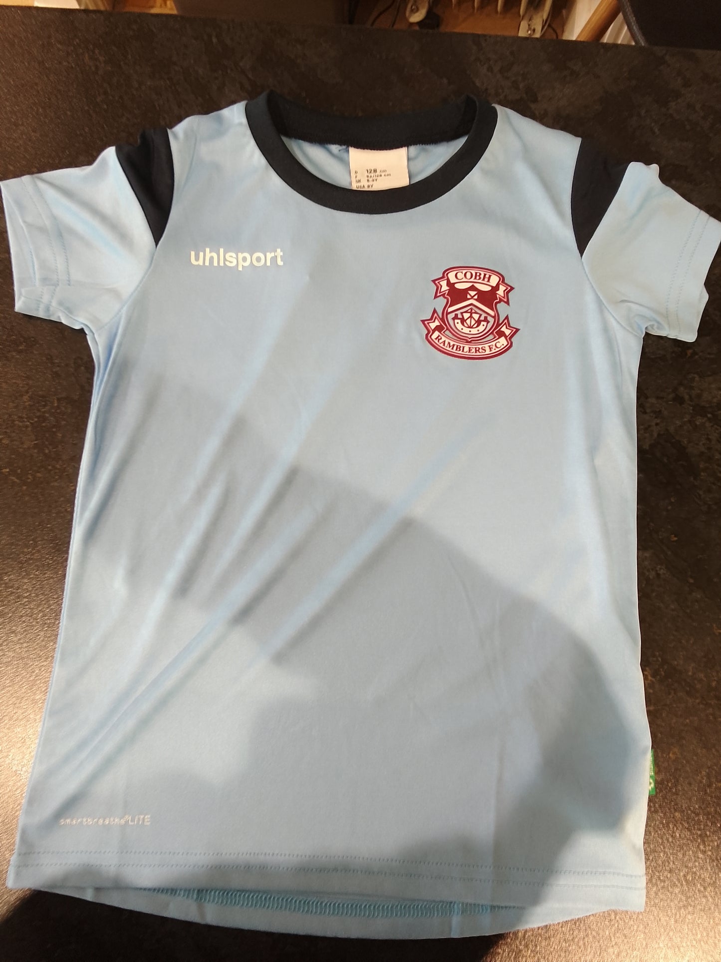 Uhlsport CRFC squad 27 training jersey sky blue/navy -kids /youth