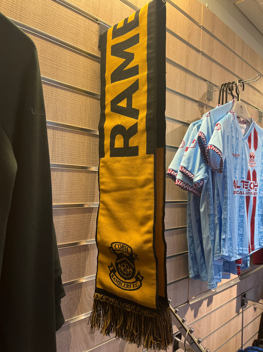 CRFC Gold/Black “Ramblers” Scarf