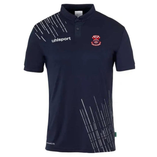Uhlsport CRFC Score 26 Poly Polo Navy / White - Adult