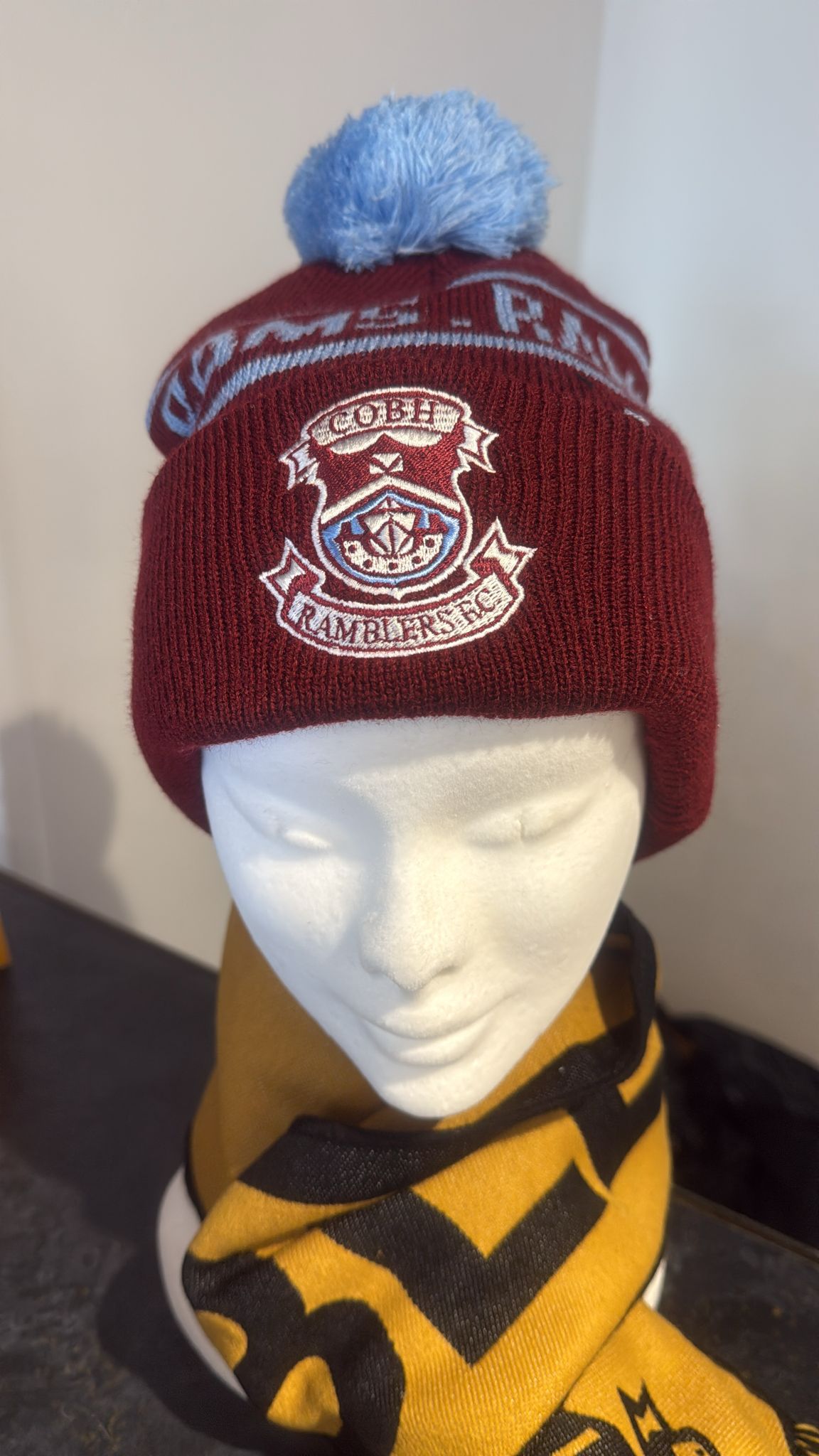 CRFC Claret Bobble Hat 2026