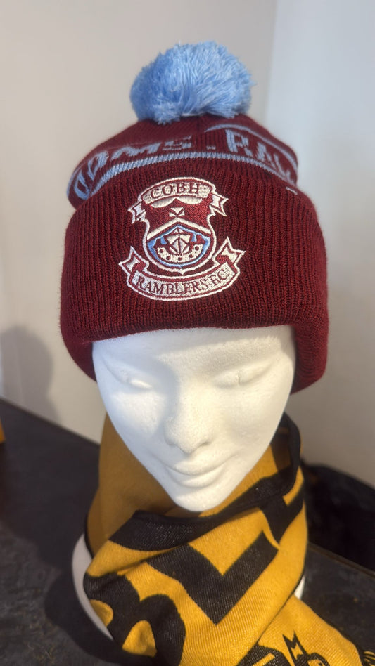 CRFC Claret Bobble Hat 2026