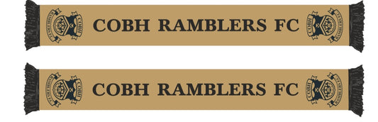 Cobh Ramblers FC Gold / Black Scarf