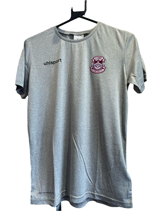 Uhlsport Grey Esstential Functional TShirt - Adult