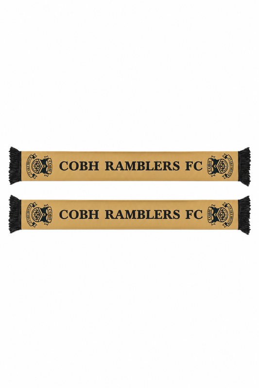 Cobh Ramblers FC Gold / Black Scarf