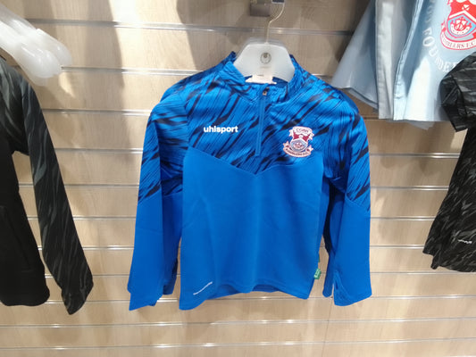 blue progressive 1/4 zip